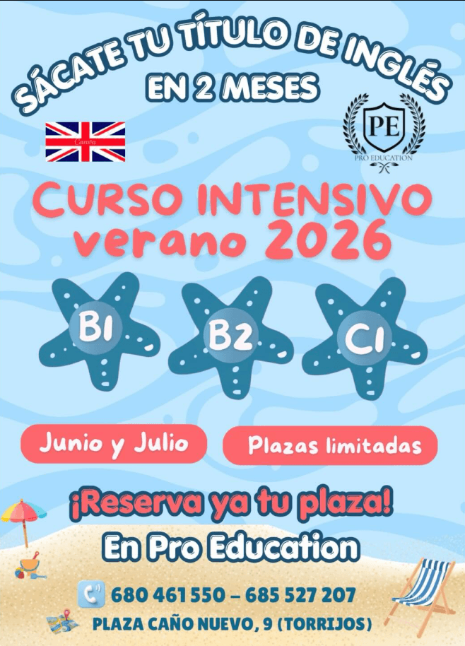 Curso intensivo de inglés en verano